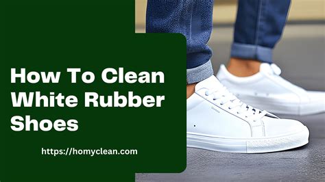 how to clean white rubber.